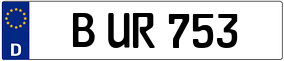 Truck License Plate